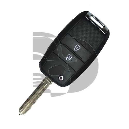 CARCASA MANDO PLEG KIA 2 BOTONES HYN14R