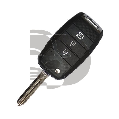 CARCASA MANDO PLEG KIA 3 BOTONES HYN14R