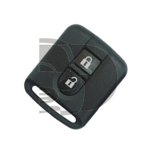COQUE TELECOMMANDE NISSAN 2 BOUTONS ( RECTANGUL.)