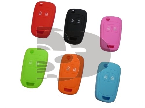 KIT FUNDAS MANDO PLEG OPEL 2 BOTONES