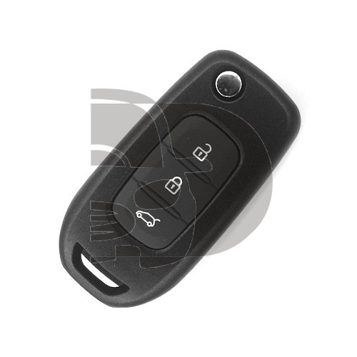 CARCASA MANDO PLEG RENAULT 2015>  3 BOTONES