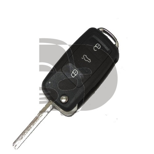 CARCASA PLEGABLE VW-SEAT-SKODA HU66 3 BOT BLANCO