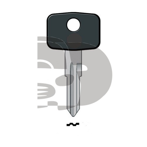 LLAVE SENCILLA OPEL  HU46 S""