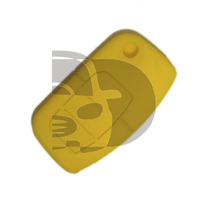 HOUSSE  TELECOMMANDE FORD JAUNE 3 BOUTONS