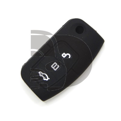 HOUSSE TELECOMMANDE FORD NOIR 3 BOUTONS