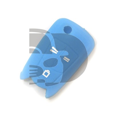FUNDA MANDO OPEL 3 BOTONES  - AZUL