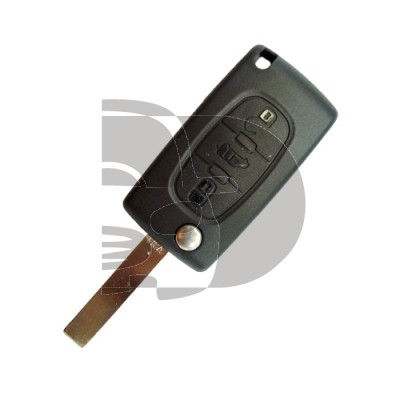 CLÉ+TELECOMMANDE PLIABLE. P-407 3 BOUTONS (COFRE)