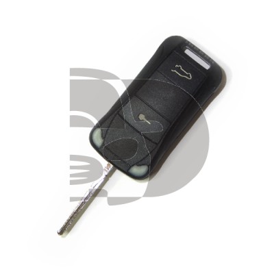 COQUE PLIABLE PORSCHE 2 BOUTONS (HU66)
