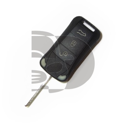 COQUE PLIABLE PORSCHE 3 BOUTONS (HU66)