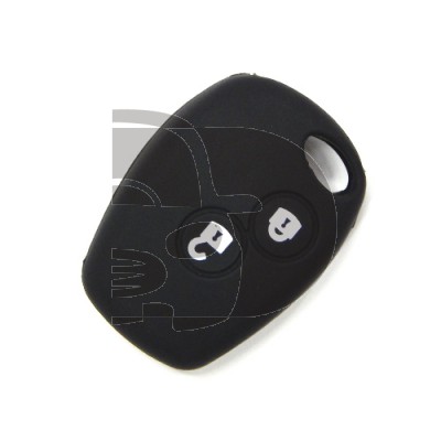 FUNDA RENAULT 2 BOTONES  - NEGRO