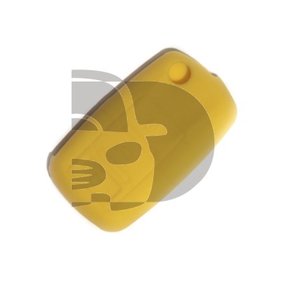 ETUI TELECOMMANDE VW-SEAT-SKODA JAUNE 3 BOUTONS