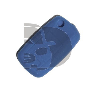 ETUI TELECOMMANDE VW- SEAT-SKODA BLEU 3 BOUTONS