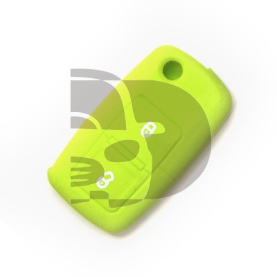 FUNDA MANDO VW-SEAT-SKODA VERDE 2 BOTONES