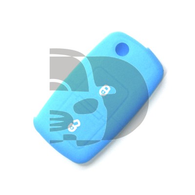FUNDA MANDO VW-SEAT-SKODA AZUL 2 BOTONES