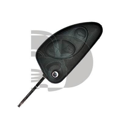 CARCASA MANDO PLEG ALFA ROMEO 3 BOTONES  SIP22