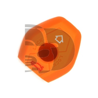 FUNDA MANDO BMW NARANJA 2  BOTONES