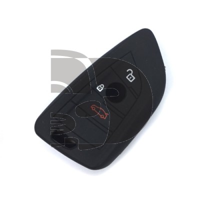 FUNDA MANDO BMW NEGRO 3  BOTONES