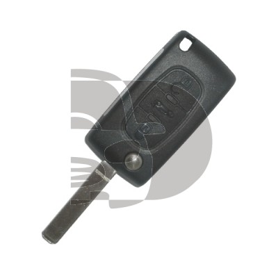 CLÉ+TELECOMMANDE PLIABLE C4 SEDAN (4P) ID46
