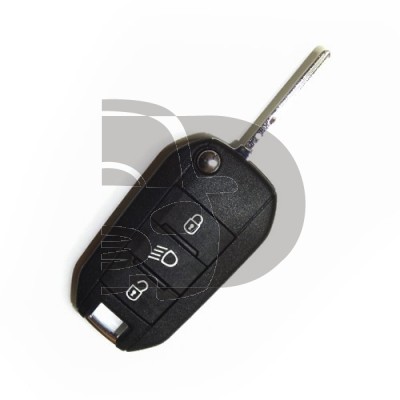 LLAVE CON MANDO PLEG CITROEN C3 2016>> ID47  HU83