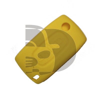 HOUSSE TELECOMMANDE CITROËN/PEUGEOT JAUNE