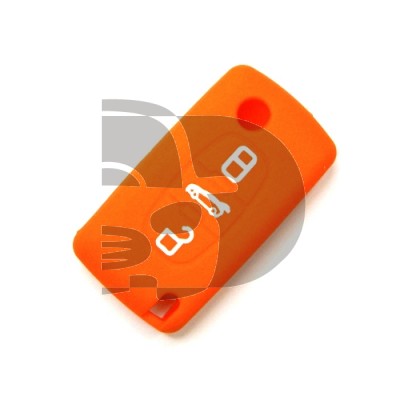 FUNDA CITROEN 3 BOTONES  - NARANJA