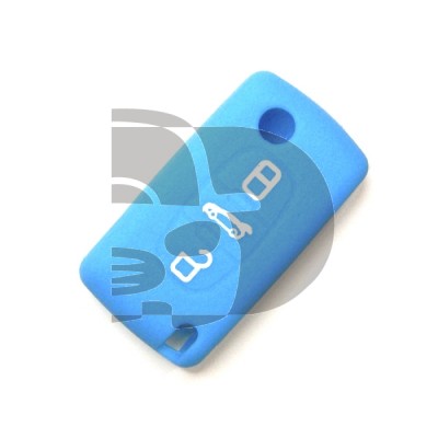 FUNDA MANDO CITROEN/PEUGEOT AZUL 3 BOTONES