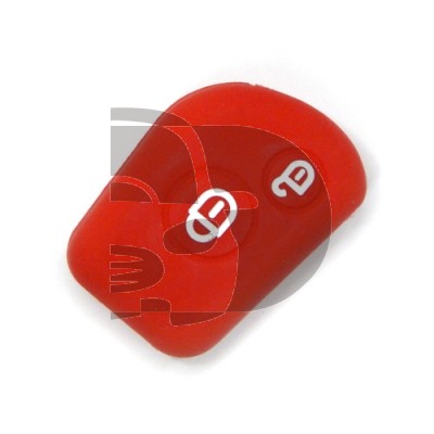 FUNDA CITROEN 2  BOTONES  - ROJO