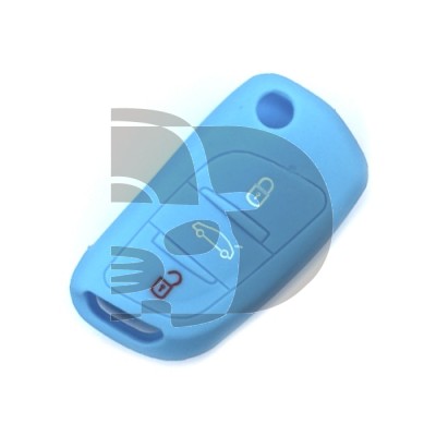 FUNDA MANDO  CITROEN DS AZUL CLARO 3  BOTONES