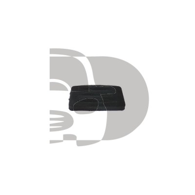 BOTONERA FIAT 1 BOTON NEGRO PARA LLAVE FIJA