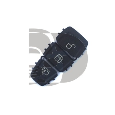 BOTONERA MANDO PLEGABLE FORD 3 BOT