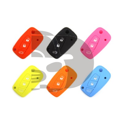 KIT FUNDAS MANDO FIAT 3 BOTONES