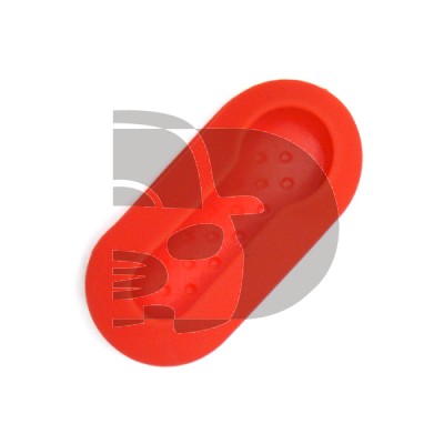 FUNDA MANDO FIAT/PSA ROJO 3 BOTONES