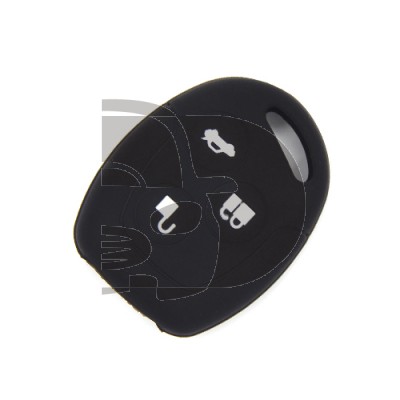 FUNDA MANDO FIJO FORD NEGRO 3 BOTONES