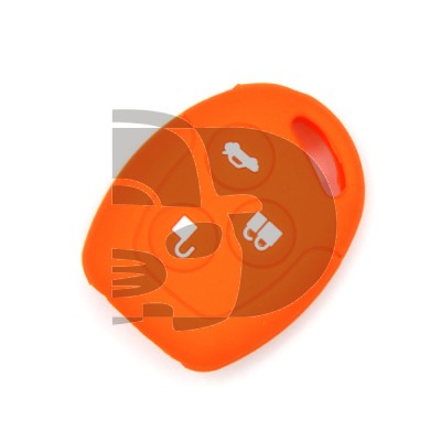 FUNDA MANDO FIJO FORD NARANJA 3 BOTONES