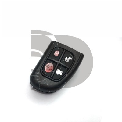 CARCASA TELEMANDO PLEG JAGUAR 4 BOTONES