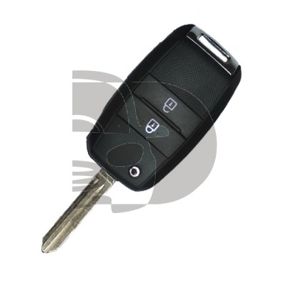 CARCASA MANDO PLEG KIA 2 BOTONES HYN14R