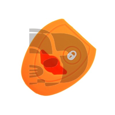 FUNDA MANDO MINI NARANJA 2 BOTONES