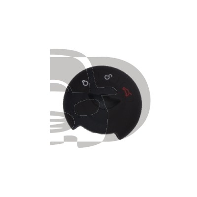 FUNDA MANDO MINI NEGRO 3 BOTONES