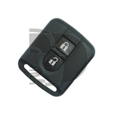 COQUE TELECOMMANDE NISSAN 2 BOUTONS ( RECTANGUL.)