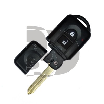 CARCASA MANDO INTELIGENTE  NISSAN 2 BOT NSN14