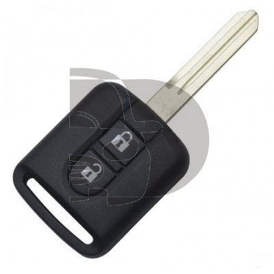 LLAVE+MANDO FIJO NISSAN MICRA 2004> ID46 2 BOT