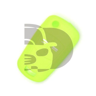FUNDA MANDO PLEG OPEL VERDE 2 BOTONES