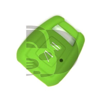 FUNDA MANDO FIJO OPEL VERDE 2 BOTONES