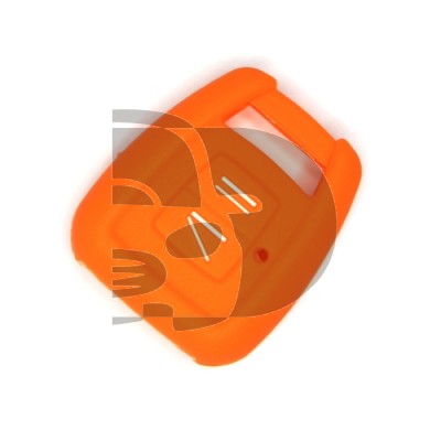 FUNDA MANDO FIJO OPEL NARANJA 2 BOTONES