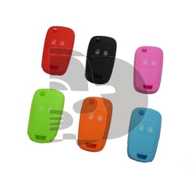 KIT FUNDAS MANDO PLEG OPEL 2 BOTONES