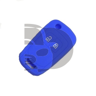 FUNDA MANDO PLEG OPEL AZUL OSCURO  2 BOTONES