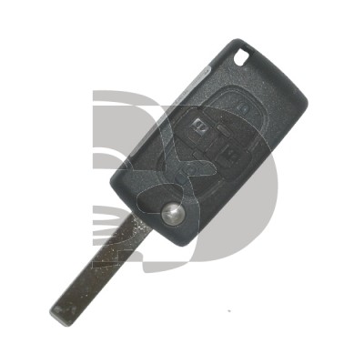 CARCASA PLEG PEUGEOT 4 BOTONES HU83 PILA CARCASA