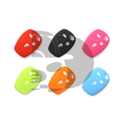 KIT FUNDAS MANDO FIJO RENAULT 3 BOTONES REDONDOS