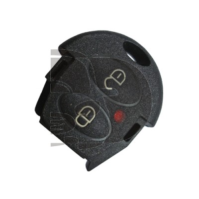 CARCASA MANDO FIJO SEAT  2 BOTONES  CANDADO