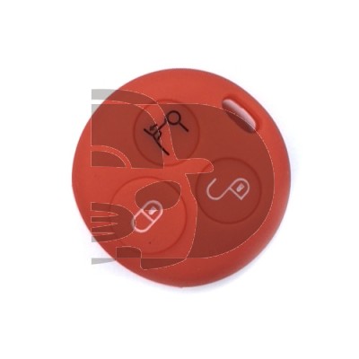 FUNDA MANDO FIJO SMART ROJO  3 BOTONES